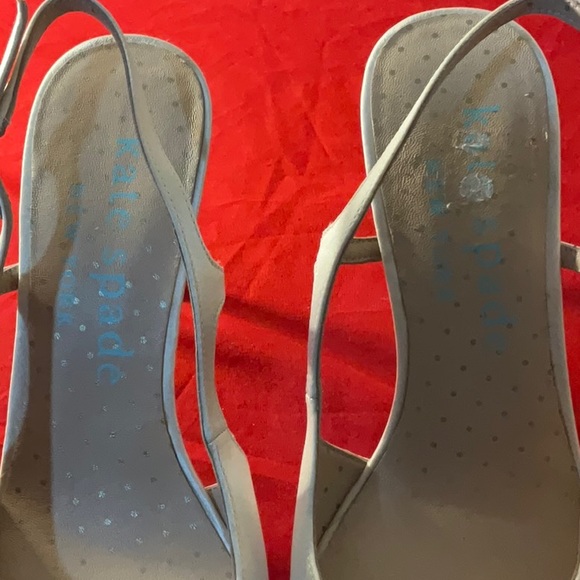 Kate Spade New York Buckle Up Satin Slingback Pumps - Size 10 - Picture 6 of 9